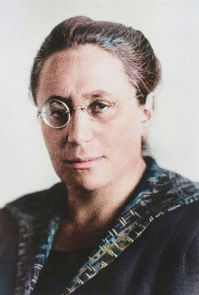 Fotografía de archivo de Emmy Noether en Estados Unidos - Bryn Mawr College Archives