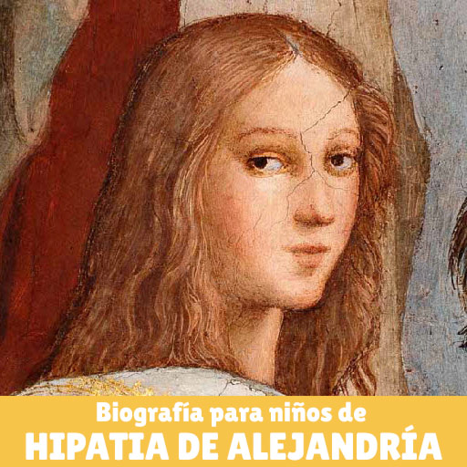 Hipatia de Alejandría retratada por Rafael: Escuela de Atenas