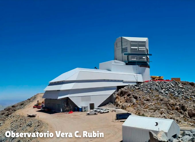 Fotografía del Observatorio Vera C. Rubin - rubinobservatory.org